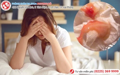 huyết trắng lẫn máu