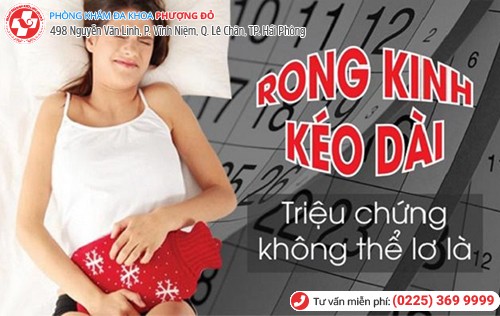 Rong kinh do nhiều nguyên nhân gây nên Rong kinh do nhiều nguyên nhân gây nên