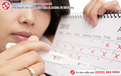 trễ kinh 15 ngày