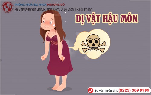 Nguyên nhân dị vật ở hậu môn Dị vật ở hậu môn