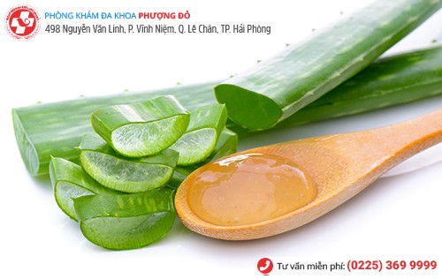 chữa sùi mào gà bằng nha đam