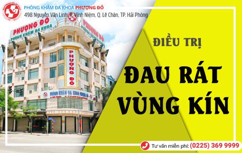 Đa Khoa Phượng Đỏ - Nơi điều trị đau rát bên ngoài vùng kín an toàn Điều trị đau rát bên ngoài vùng kín
