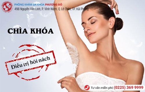 Đa Khoa Phượng Đỏ chữa hôi nách Điều trị hôi nách